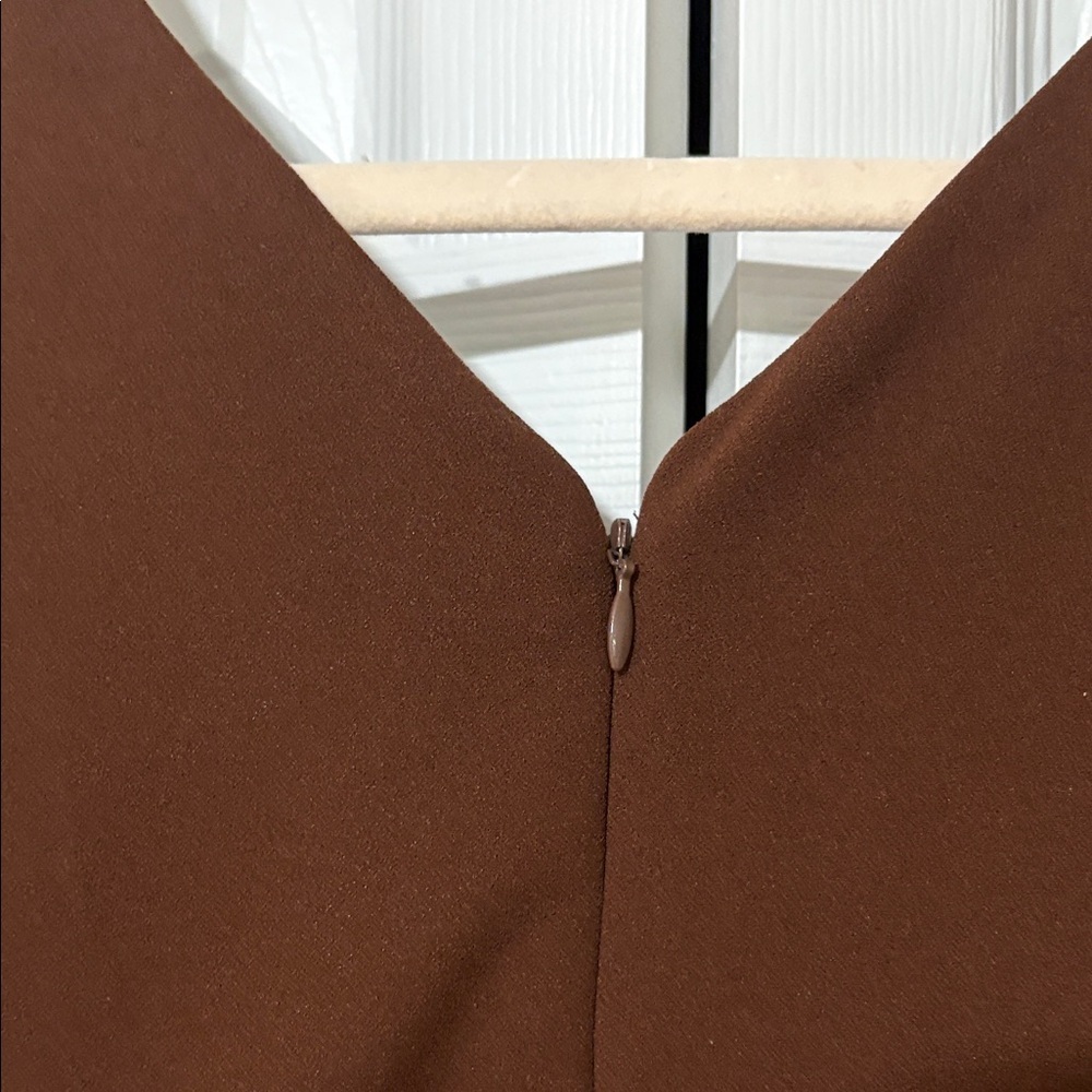 RACHEL Rachel Roy Brown Ruffled Jumpsuit Small - Picture 6 of 13